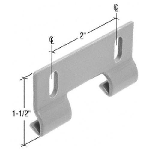 Sliding Shower Door Hook Guide M6191  2&#034; Center-to-Center Mounting Slots