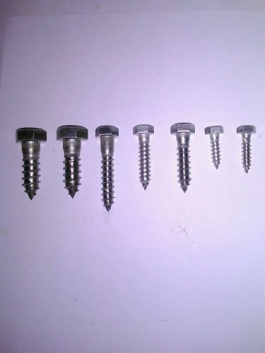 Curtis hex head lag screw assortment set of 75 for sale