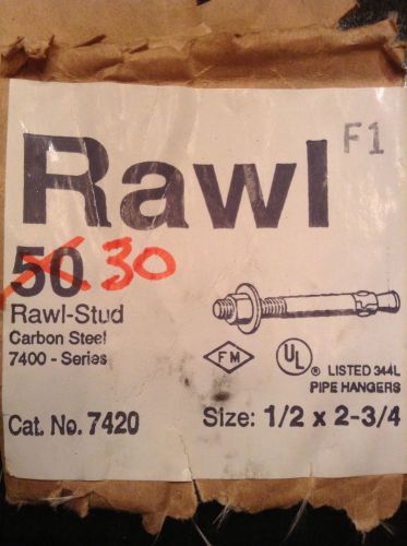 30 rawl 1/2&#034; x 2 3/4&#034; anchor, 7420 for sale