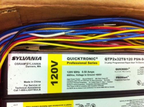 Sylvania Quicktronic QTP2X32T8/120 PSN-SC NEW Light Ballast Old Stock