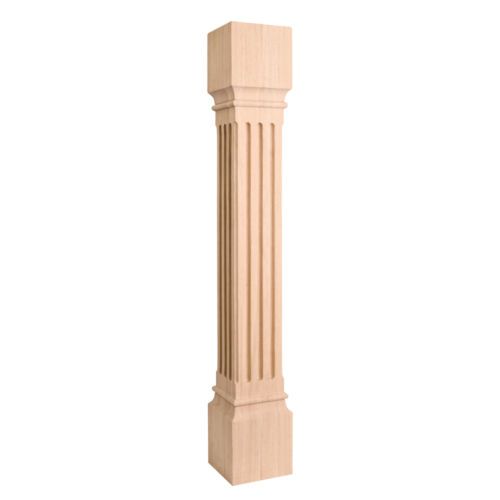 Large Fluted Post -5&#034; x 5&#034; x 35-1/2&#034; - #P27