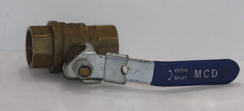 Plumbing&#034;nibco 1/2&#034; inch brass ball valve/ threads&#034; lockable  never used- (b2) for sale