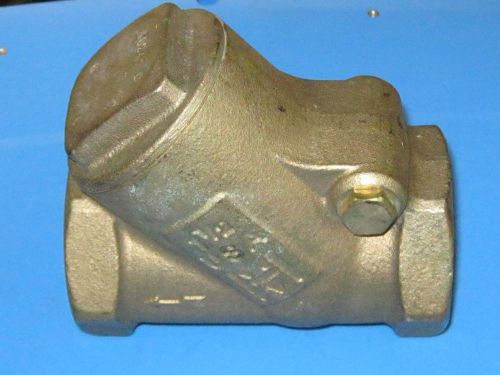 Milwaukee swing y check valve bronze 1-1/2&#034; 300s 600w for sale