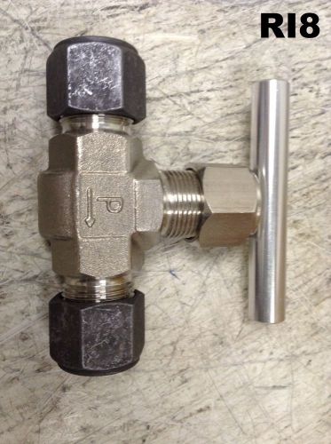 Nib parker stainless steel cpi needle valve 8z-v8ln-ss for sale