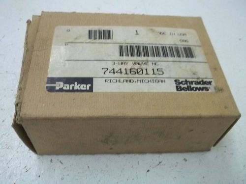 PARKER 744160115 3-WAY VALVE (AS PICTURED) *NEW IN A BOX*