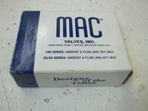 MAC 111B-611B SOLENOID VALVE  *NEW IN A BOX*