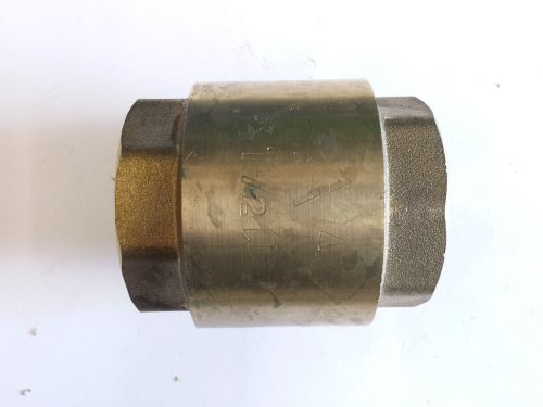 Brass spring check (non-return) valve bsp 1/4&#034; - 4&#034; for sale