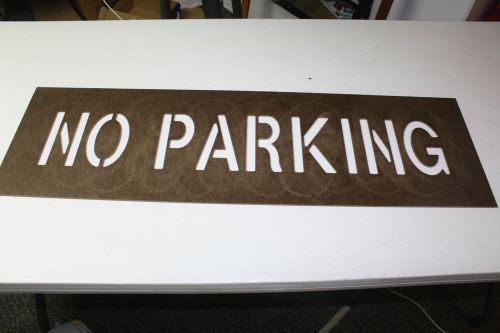 No parking parking lot stencil 6 inch letters for sale