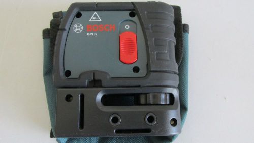 Bosch gpl3 3-point self-leveling alignment laser for sale