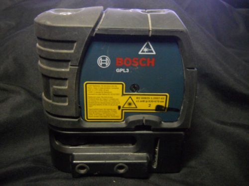 BOSCH GPL3 3-Point Self Leveling Laser (pre-owned) works excellent!