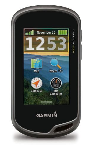 Garmin oregon 600t 3 inch worldwide handheld gps w/ topographic maps surveying for sale