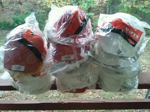 LOT- 16 NEW MSA hard hat  Standard with face shield adapters