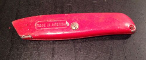 Vintage Metal Utility Knife Retractable Carpenters Knife Collectable USA