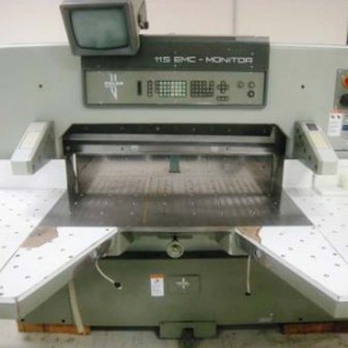 Paper cutter polar  1994 115 emc   with jogger for sale