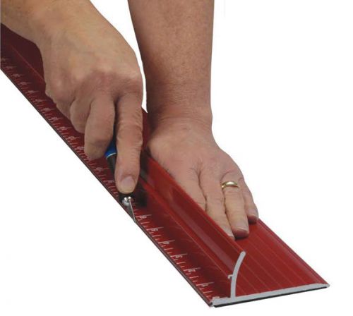 New 64&#034; Non-skid Rhino Steel Edge Safety Ruler for Straight&amp;Safe Cut, heavy duty