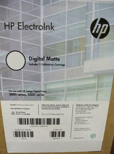 HP ElectroInk Digital Matt 4.0-Q4037A- HP Indigo Presses 3000 4000 5000 Series