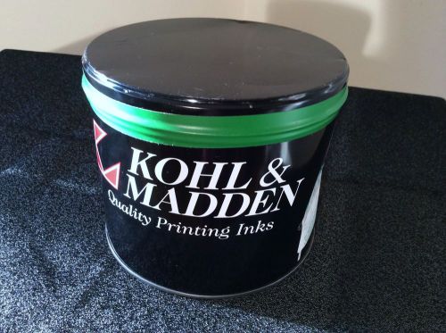 Kohl &amp; Madden Metallic Green Quality Printing Ink, 5 lbs. 2002