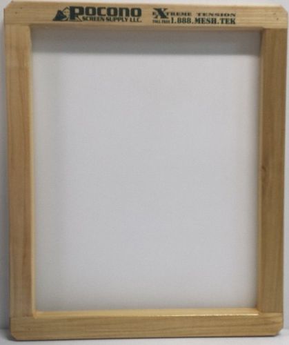 6 new wood pocono screen printing frames (18x20) extreme tenision mesh -110 for sale