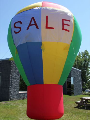 16&#039; promotional advertising inflatable hot air style balloon - rainbow color for sale