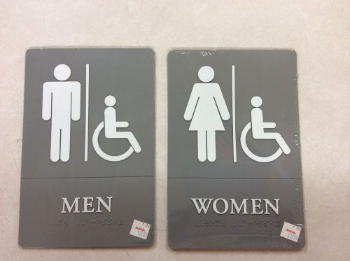 ADA COMPLIANT MEN/WOMEN RESTROOM SIGNS