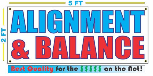 ALIGNMENT &amp; BALLANCE Banner Sign NEW XXL Size Best Quality for the $ CAR SHOP