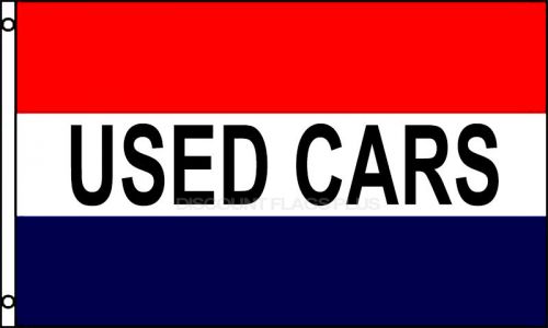 USED CARS Flag 3x5 Polyester