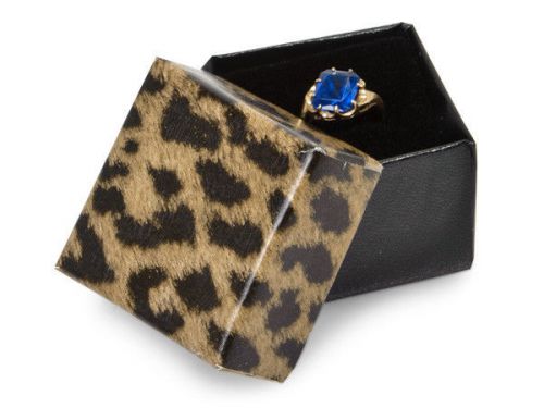 Lot 22 Safari Wild Animal Leopard Print Ring Boxes Jewelry Gift Boxes Holiday