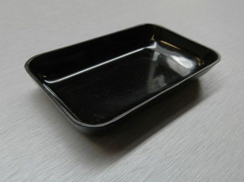 Black plastic tray for diamonds pearls gemstones cz&#039;s smallopen tray 4&#034;x2-1/2&#034; for sale