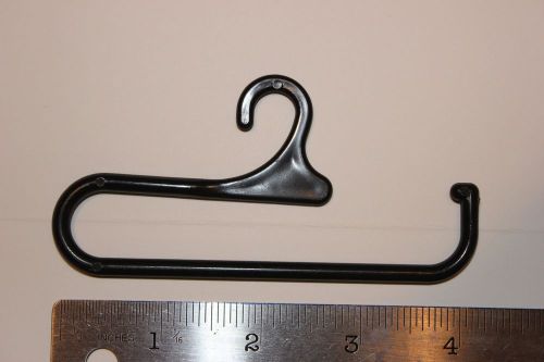 *lot of 50* 3.5 inch black retail sock / tie hangers hooks commercial retail for sale