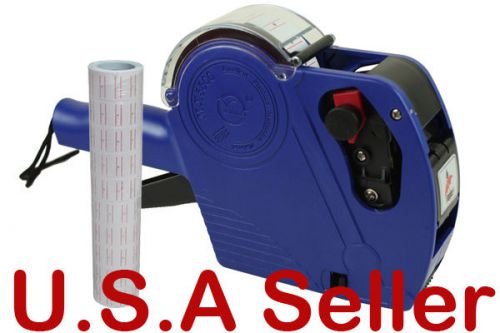 Price Gun Retail Store Pricing Tag Display 1 Line Labeler With 1Tube 5000Pc Blue