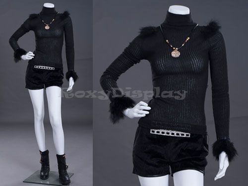 Female Fiberglass Headless style Mannequin Dress Form Display #MC-PL9BW2