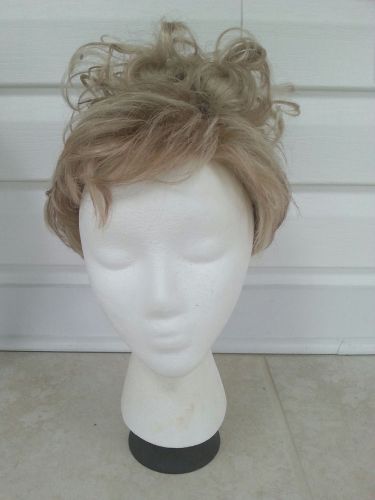 Vintage Henry Margu Womens Wig with Styrofoam Mannequin Head Stand
