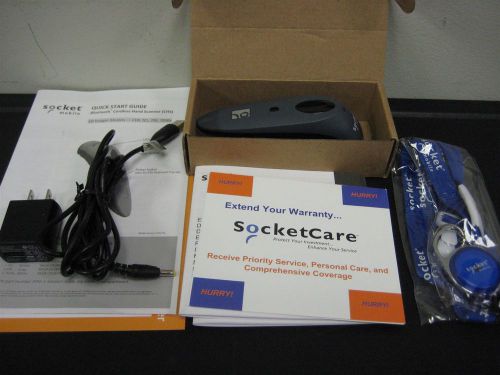 Socket mobile chs 7ci portable wireless bluetooth barcode scanner bundle nice!! for sale