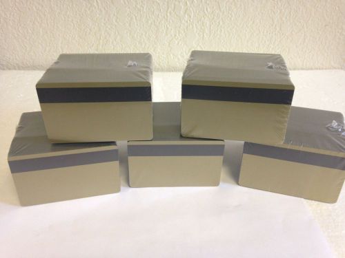 500 gold pvc cards - hico mag stripe 3 track - cr80 .30 mil for sale