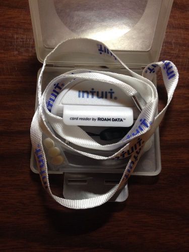Intuit Gopayment Card Reader Credit Card Square Swipe Ecommerce + Case Lanyard