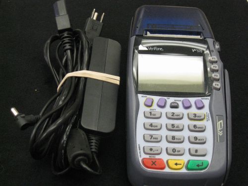 VERIFONE VX 570 Credit Card Machine w/ Power Cord
