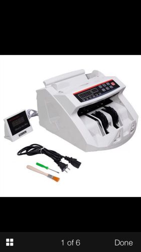 Money Bill Counter Counting Machine Counterfeit Detector UV &amp; MG Cash Bank