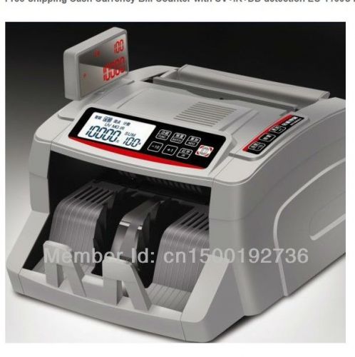Money bill counter with uv+mg+ir+dd detection eu-1160t,money counting machine for sale
