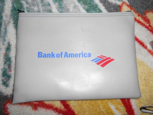 Bank of America Deposit Money Zipper Bag - 9&#034; x 12&#034;  1004H