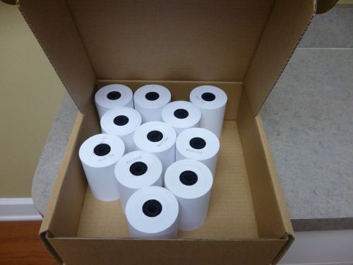 2 1/4 x 85 Thermal Paper (11 Rolls) Verifone VX510 3730 3730LE  Omni 5100