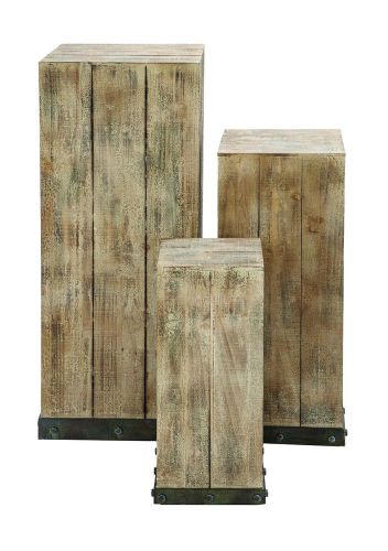 Buy Mastercraft Wood Pedestal Set For Your decor Items