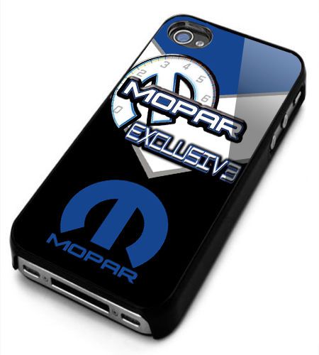 Mopar Exclusive Logo iPhone 4/4s/5/5s/5c/6/6+ Black Hard Case
