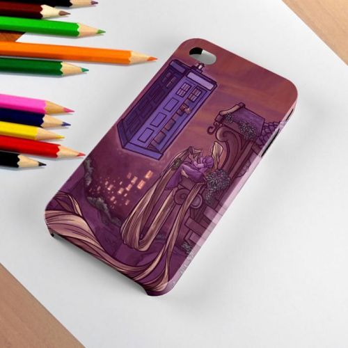 Rapunzel Tangled Tardis Disney Movie A109 New iPhone and Samsung Galaxy Case