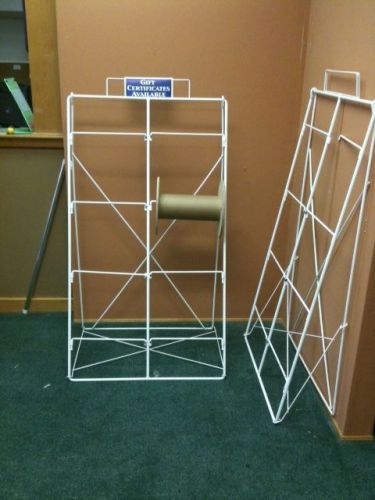 One display spool rack, webbing rope, cord lace crafts $150 rescue store supply for sale