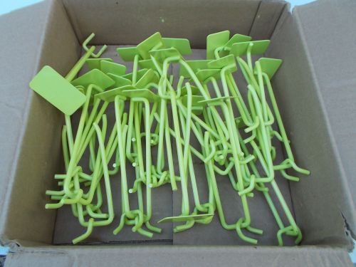 COMMERCIAL PEG BOARD HOOKS WITH PRICE TAG MOUNTS
