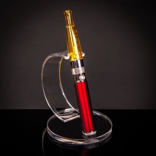 Single E-Cigarette Acrylic Round Base Display Stand