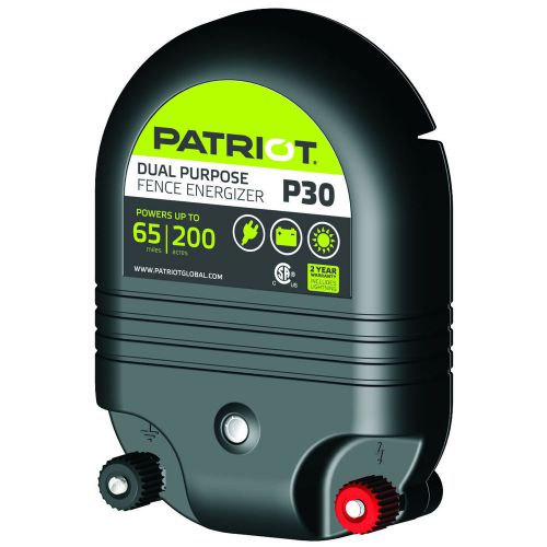 Patriot P30 Dual-Powered Electric Fence Charger
