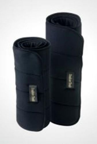 BACK ON TRACK Horse No Bow Leg Wraps Heat Therapy Relieves Aches Pains Pair 16&#034;