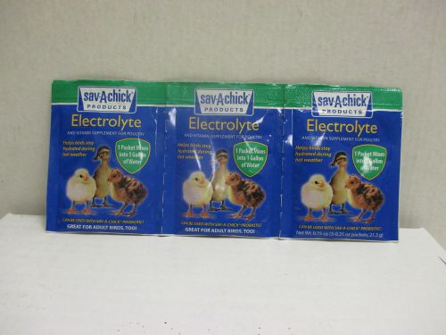 Sav-A-Chick - Electrolyte and Vitamin Supplement for Poultry- 3pk.
