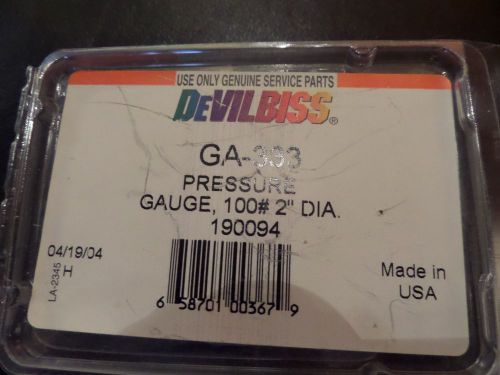 DEVILBISS GA-333  PRESSURE GAUGE
